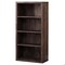 Homeroots 47.5 in. Brown Particle Board & MDF Bookshelf with Adjustable Shelves 333505 - alternate 4